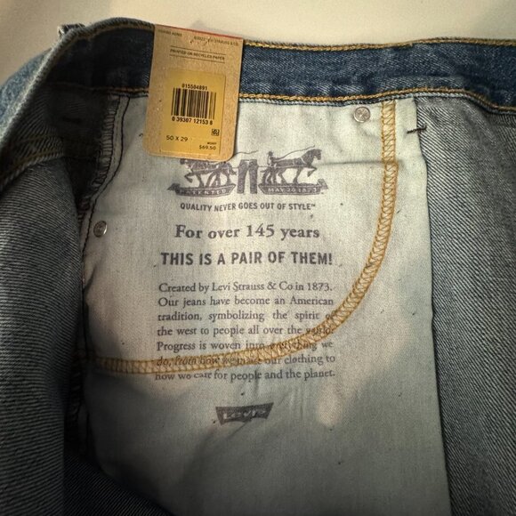NWT - Men's 550 Levi Jean - Size W50 x L29 - Picture 7 of 11